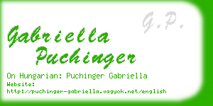 gabriella puchinger business card
